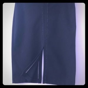 EXPRESS: pencil skirt with symmetrical high slits